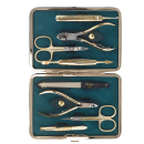 Manicure set of 8 tools DEWAL 906GREEN