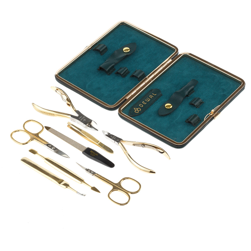 Manicure set of 8 tools DEWAL 906GREEN